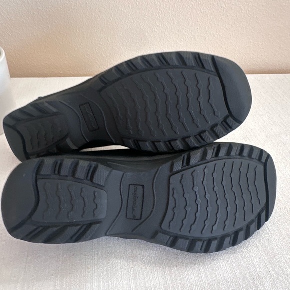 Comfortview Natalia Black Faux Leather Casual Comfy Loafers Women’s 10M - Picture 14 of 14